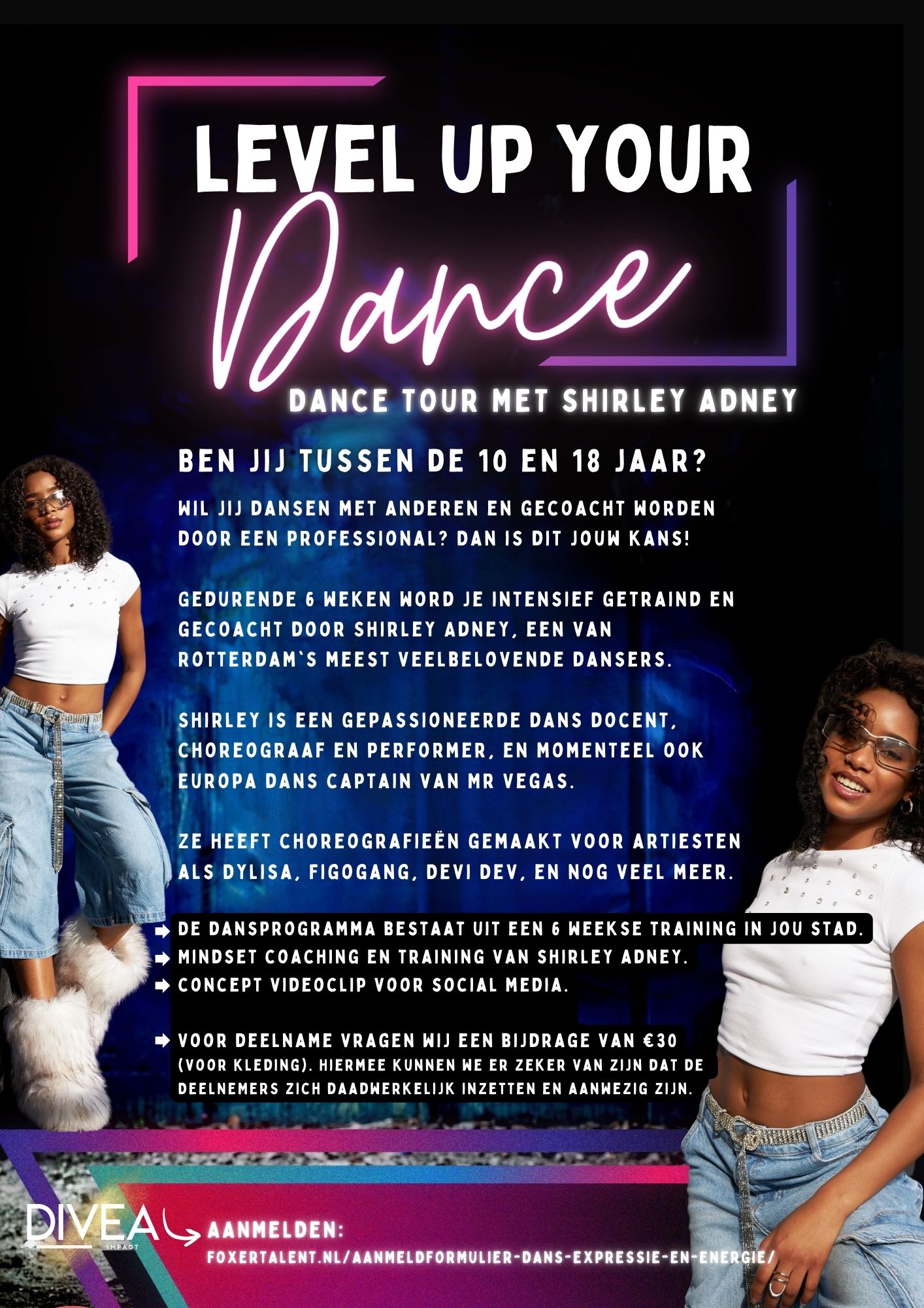 2 DIVEA SHIRLEY ADNEY Dance tour flyer Akant 80 crop