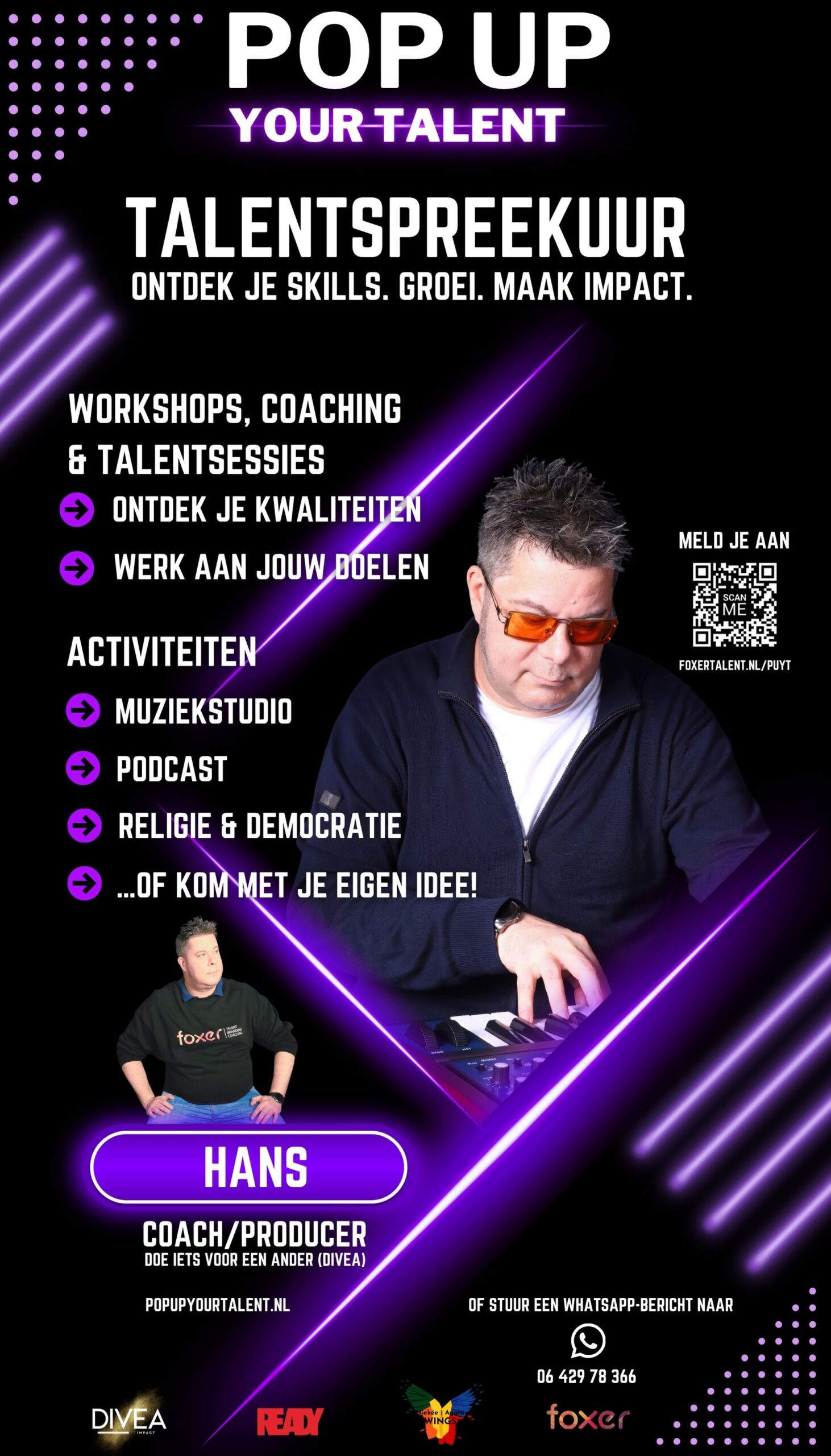 1 talentspreekuur BANNER Pop up your talent online